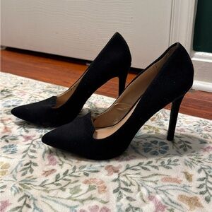 Forever 21 Black Pointed-Toe Stiletto Pumps